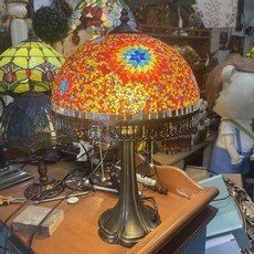 馬賽克玻璃彩繪桌燈 土耳其風，精緻彩繪，浪漫溫馨，營造異國情調