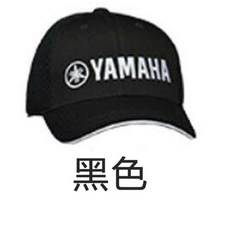 YAMAHA RMX Logo Mesh 帽子，透氣網眼材質，防曬遮陽，可調節尺寸, 黑, 1個