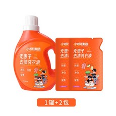 濃縮除臭洗衣精, 1個, 無患子去漬洗衣精(1瓶+2包)