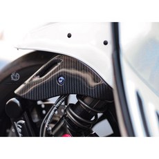 黑木賣場 Vespa前叉飾蓋碳纖維包覆，提升質感保護前叉，展現個人風格, 1個