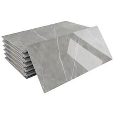 제이에스맘 붙이는 방수 타일 대리석 벽지 접착식 데코 폼블럭 포인트 시트지 300x600mm, 모나그레이마블, 7개입