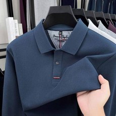 2026 男士夏季 Polo衫 透氣排汗速乾長袖棉質 商務休閒純色翻領T恤