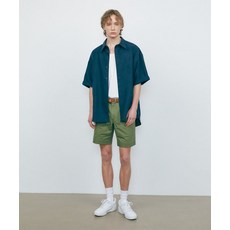 브이투 VTWO 솔리드 린넨 오버핏 셔츠 자켓 네이비