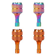 드론 컨트롤 스틱 4개 미니 조이스틱 교체 드론 컨트롤러 썸 스틱 드론 조이스틱 DJI 미니 3 프로 DJI RC 스마트 컨트롤러 액세서리 부품과 호환 (눈부신 색상 오렌지)