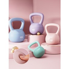 여성용 소프트 케틀벨 5kg 둔근운동 힙업 홈트레이닝 근력 강화용, 1개, 12kg, T_블루 12KG