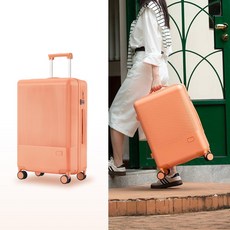 靜音萬向輪多層隔間TSA海關鎖輕巧堅固時尚行李箱