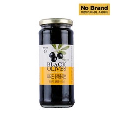노브랜드 피티드 블랙올리브, 1개, 330g
