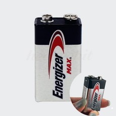 히히힛 에너자이저 맥스 건전지 9V 1알 화재경보기건전지