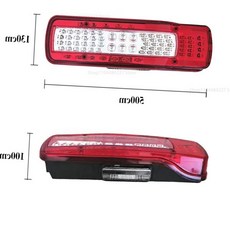 트럭부품 볼보 호환호환 FH LED 트럭 라이트 부저 후면 회전 신호 정지 브크 안개 램프 경고등 자동차 액, 01 Right