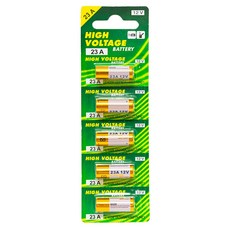 브리사 알카라인건전지 23a 12v 건전지, 1세트, 5개입