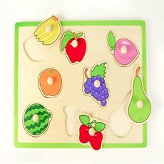 하라 꼭지퍼즐 과일 아기악기 어린이집교구 실로폰