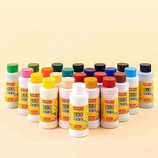 단비가 딩동댕 그림물감 24색 200ml 안전한물감, 갈색(품)(절)
