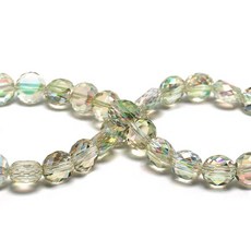 ECLATIS DIQIO 하이퀄리티 주얼리 제작용 6mm 스파클 플랫 크리스탈 비즈 - 디자인 팔찌용 코인 스페이서 라운드 슬라이스 93-100개 소프트 핑크 264178