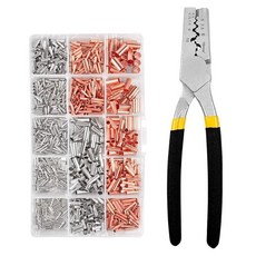 LZIAE 와이어 압착 공구 PZ0 16 970PCS 터미널 48PCS 열수축 튜브 GT