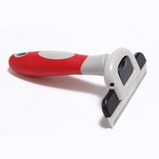 개털청소기 자기 청소 개 빗 편안한 손잡이 긴 짧은 머리 애완 동물 브러시 손질 효과적인, 1개