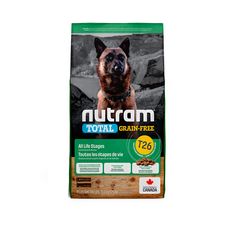 Nutram 紐頓 無穀 狗乾糧主食飼料, 1個, T26全齡犬-羊肉