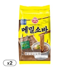 오뚜기 메밀소바(2인) 612g 2개