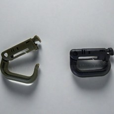 D型扣 戰術按壓扣環 扣環 登山扣, 綠