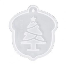 크리스마스 장식 몰드 장식품 실리콘 레진 장식품용 벽 공예용 에폭시, 1개, 6. 7