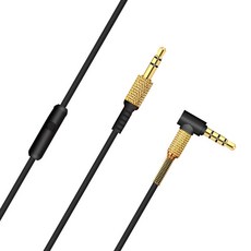 耳機線 適用於 Marshall Major Monitor 系列, 1個, 短线/黑色/单按键/带麦 线长1.3米-