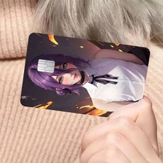 체인소맨굿즈 체인소맨스티커 캐릭터 레제 카드 스티커, 1 Set, z8