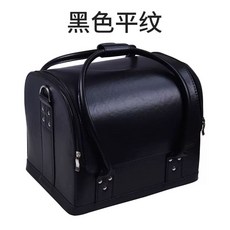 휴대용 메이크업 파우치 방수 화장품 가방 여행용 수납 정리함, 1, D. 블랙 평면