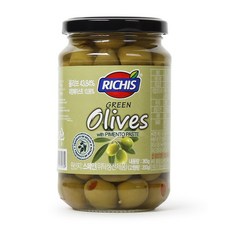 그린올리브 그린올리브절임 올리브피클 안주올리브 365g 동서식품, 1개, 365ml