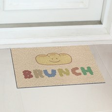 클린업 코일 베란다 현관 발코니 발매트, 1개, 08_브런치