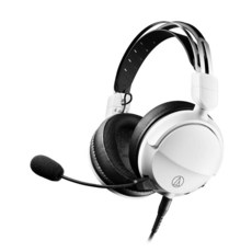 audio-technica 鐵三角 ATH-GL3 電競耳罩式耳機 清晰音質 輕量舒適 專業遊戲體驗, 白色