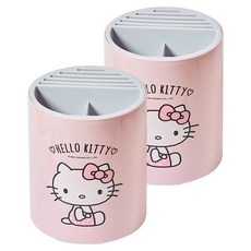 HAIPAI 캐릭터 주방 다기능 칼꽂이, 핑크키티, 2개