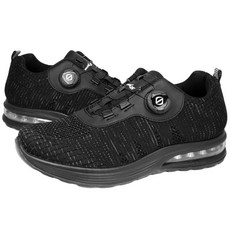 mnx15 超輕健身運動鞋 Boa 針織運動鞋 舒適鞋 輕便跑鞋 舒適鞋 工作鞋 黑色