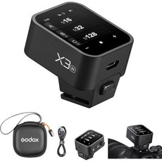 Godox X3 X3N TTL N X3-N 무선 플래시 트리거 for 니콘 카메라 내장 리튬 배터리 OLED 터치스크린 송신기, 1개