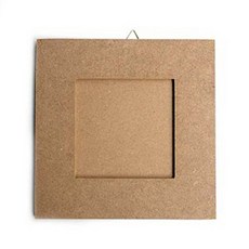 탑키드 ts01081 반제품 MDF 정사각액자, 25x25cm