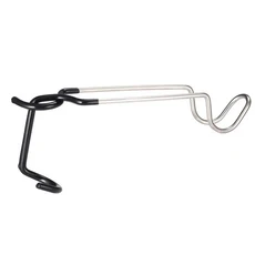 스테인레스 스틸 휴대용 바베큐 그릴 네트 야외 그릴용 바구니 캠핑, 1pcs silvery 28cm