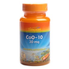 THOMPSON 輔酶 Q-10 30 毫克軟膠囊, 1個, 30 件