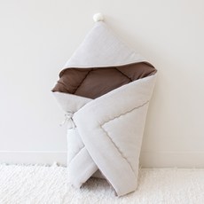 bamiblanc Brownie新生兒包巾 純棉四季