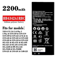 適用榮耀4A手機電池 暢玩5 SCL-TL00/ALOO 電池 HB4342A1RBC 華為電池, 1個, 2200mah