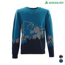 그린조이 남성 마운틴 JQD라운드 티셔츠