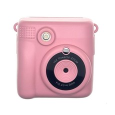 생일 선물 즉석 인쇄 카메라와 녹음 및 미술 용품, 1세트, 4NB802048_MLM, Pink