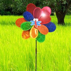 바람개비조형물 조경소품 정원 바람개비 2단 chl+965wt