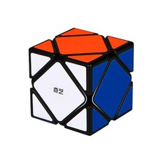台灣出24H開發票 魔方格斜轉魔術方塊(授權) Skewb 奇藝 魔方 奇藝魔方 魔術方塊 特殊魔方 斜轉魔方, 1個, 黑邊版, 黑邊版
