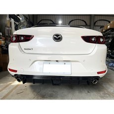 MAZDA3 四代 馬3 後擾流 後包圍 鋼琴烤漆黑 ABS 專用, 1個