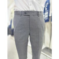파렌하이트 F/W 라이트그레이 울혼방 투톤 조직 레귤러핏 정장팬츠F2231GYL_BP