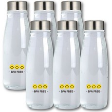 微笑日常大容量水瓶 1L, 1 升（6 件）