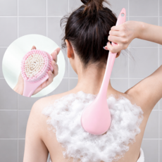 리소움 각질케어 밀착세정 바디브러쉬, 핑크, 1개, 1개입