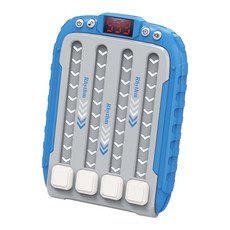 節奏遊戲機，多模式音樂遊戲，便攜式設計，高靈敏按鍵，清晰螢幕，簡單易上手, 藍