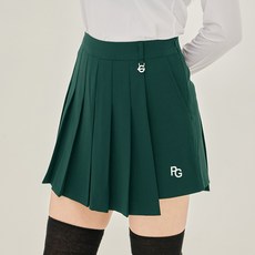 제이투제이 여성골프웨어 백밴딩 플리츠 랩반바지