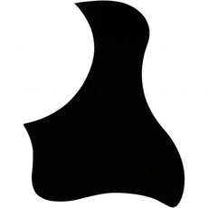 메탈로어 어쿠스틱 기타 픽가드 긁힘 방지 가드판 셀프 접착 새 모양 픽 가드 멋진 기타 액세서리 선물 블랙, 검정
