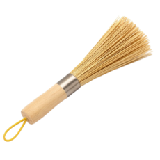 무드리빙 중식 웍 궁중팬 대나무 세척 솔, 1개, 우드