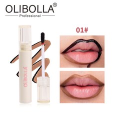 OLIBOLLA 撕拉脣線筆 啞光持久防水, 1個, 01#,銷售，購買等同默認公司免責聲明）